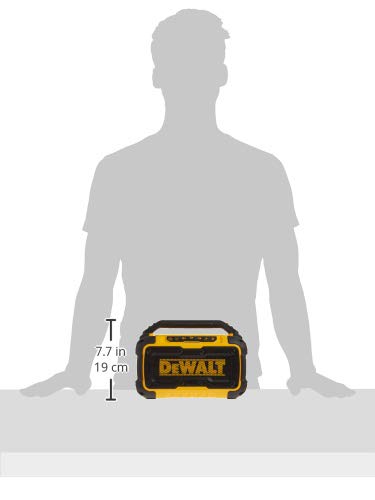 DEWALT 20V MAX* Bluetooth Speaker for Jobsite, Tool Only (DCR010)