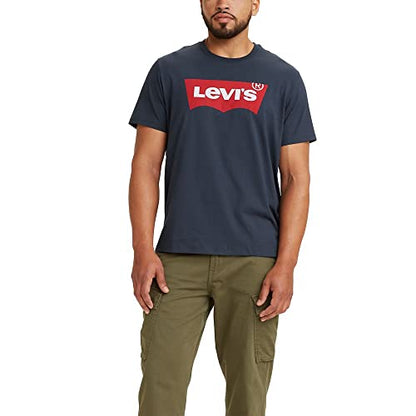 Levi's Men's Tees, (New) Graphic Dress Blues, Large