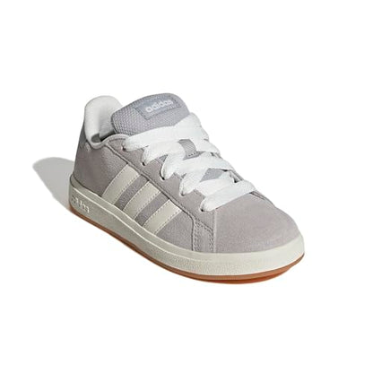 adidas Unisex-Kids Grand Court 00s, Grey/Off White/Gum, 12 | Casual Shoes