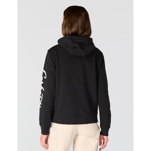 Carhartt Womens Sawyer Script Logo Sweatshirt, Black, Small