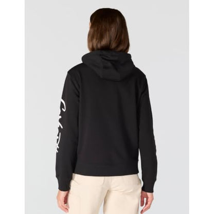Carhartt Womens Sawyer Script Logo Sweatshirt, Black, Small