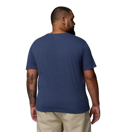 Columbia Men's Thistletown Hills Short Sleeve, Dark Mountain Heather, Large