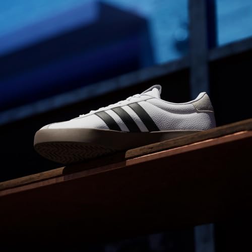Adidas Men's VL Court 3.0, White/Core Black/Grey One, 8