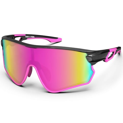 BEACOOL Polarized Sports Sunglasses for Men Women Youth Baseball Fishing Cycling Running Hiking Motorcycle Tac Glasses UV400