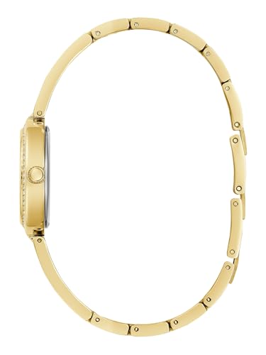 GUESS Ladies Stainless Steel Gold Tone Bracelet Watch (Model: GW0655L2)