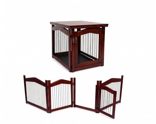 Merry Products 2-in-1 Configurable Crate and Gate, Medium
