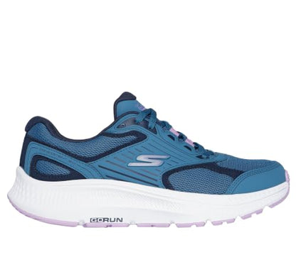 Skechers Women's Go Run Consistent 2.0 Advantage Sneaker, Blue/Purple, 8.5