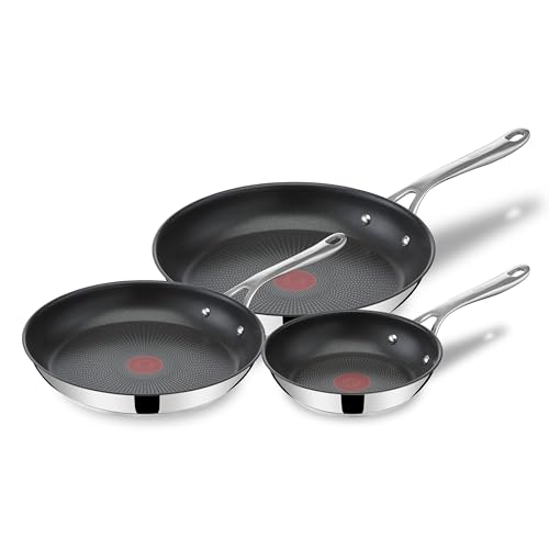 Jamie Oliver by Tefal Cooks Direct Nonstick Frying Pans Nonstick, 3-Pc Set