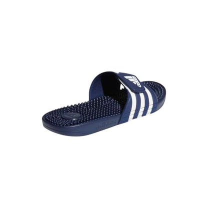 adidas Unisex-Adult Adissage, Dark Blue/White/Dark Blue