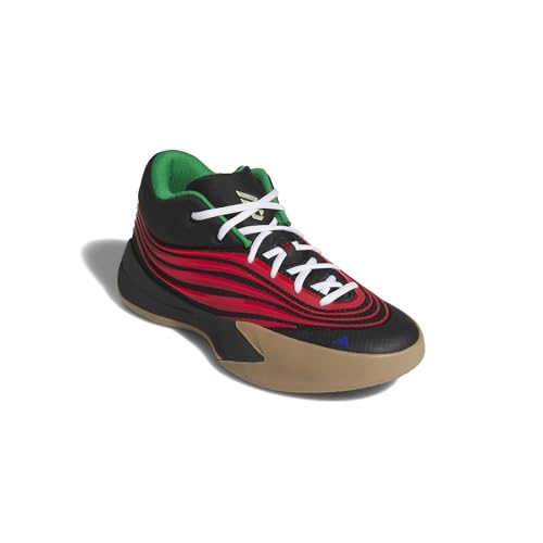 adidas Unisex-Adult Dame X Basketball, Black/Pure Ruby/Gum
