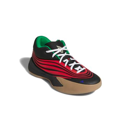 adidas Unisex-Adult Dame X Basketball, Black/Pure Ruby/Gum
