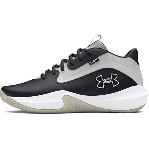 Under Armour Unisex-Adult Lockdown 7 Sneaker, (002) Black/Silt/Distant Gray, 11.5 Women/10 Men