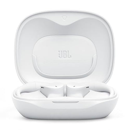 JBL Sense Lite - True Wireless Open-Ear Headphones, JBL OpenSound Technology, IP54 Water and dust Resistant, 4 mics for Crisp, Clear Calls, Up to 32 Hours of Battery Life, Plus Speed Charge - White