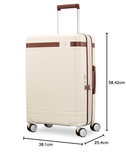 Samsonite Virtuosa Spinner Small Exp, Model Number - 149176-1627, Off White