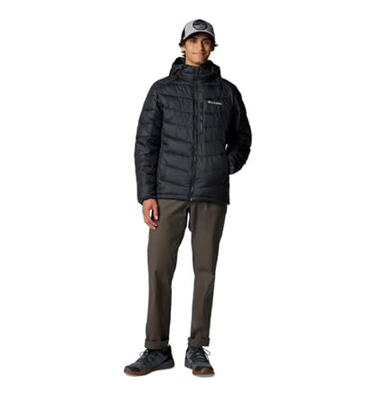 Columbia Mens Labyrinth Loop II Hooded Jacket, Black, Large