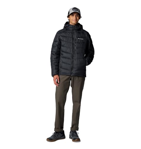 Columbia Mens Labyrinth Loop II Hooded Jacket, Black, Medium