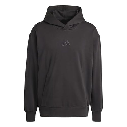 Adidas Men's All SZN Fleece Hoodie, Black, Large