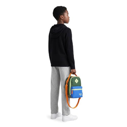 Roots Insulated Lunch Bag with Shoulder Strap, Black, 7L