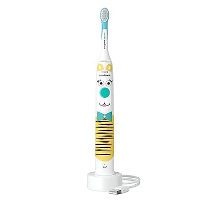 Philips Sonicare for Kids Design-A-Pet Electric Toothbrush, 1 Brush Head