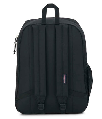 JanSport Cross Town Plus Laptop 26L Backpack, Black | 15 inch Padded Laptop Sleeve, Water Bottle Pocket, Commuter Rucksack for Travel