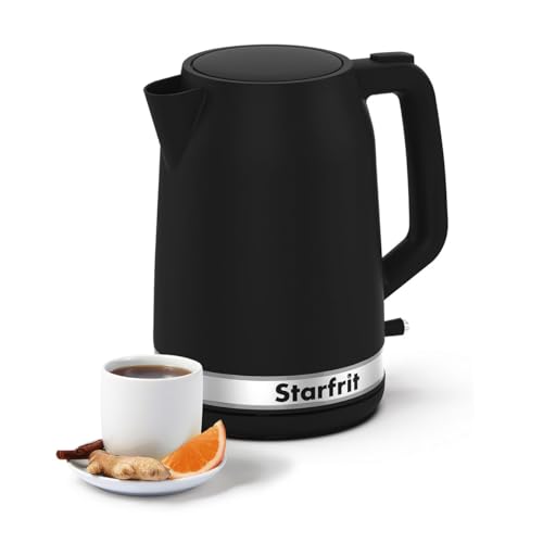 Starfrit Electric Kettle, 1.7L, 1500W, Auto Shut-Off, Black