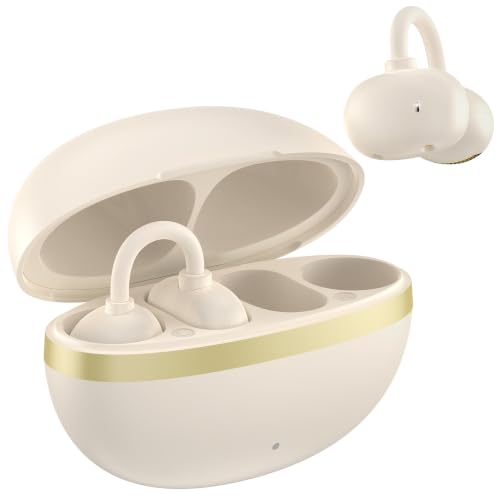 Oraolo Open Ear Clip-On Earbuds, Bluetooth Waterproof Wireless Headphones