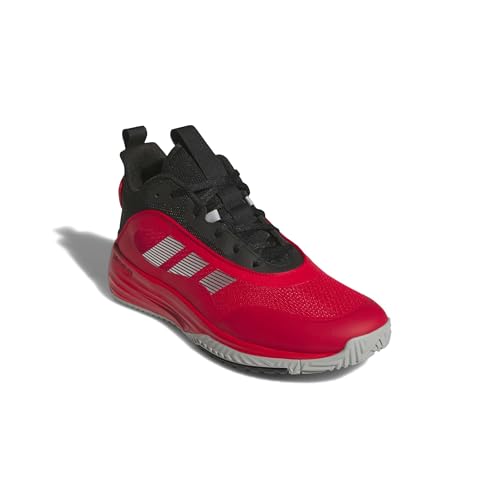 adidas Men's Own The Game 3.0 Basketball, Pure Ruby/Silver Metallic/Black, 9