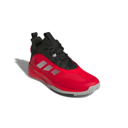 adidas Men's Own The Game 3.0 Basketball, Pure Ruby/Silver Metallic/Black, 9