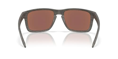 Oakley Oo9487 Holbrook XXL Rectangular Sunglasses, Woodgrain/Prizm Deep Water Polarized, 61 mm
