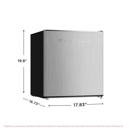 Frigidaire 1.6 cu ft Stainless Mini Fridge, Internal Freezer Compartment