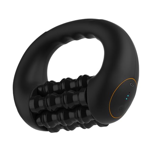 Electronic Rolling Body Massager, Muscle Massager with 3 Adjustable Speeds, Handheld Deep Tissue Massage Foot and Leg for Home, Office and Sports Using