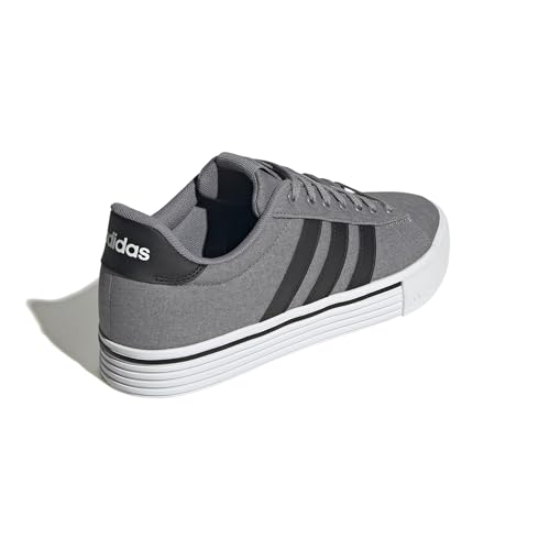 adidas Unisex-Adult Daily 4.0, Grey/Black/White, 9/10