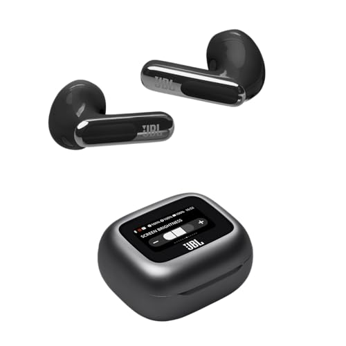 JBL Live Flex 3 - True Wireless Noise-Cancelling Open-Stick Earbuds - Black