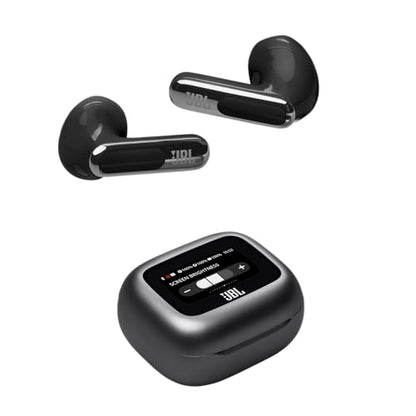 JBL Live Flex 3 - True Wireless Noise-Cancelling Open-Stick Earbuds - Black