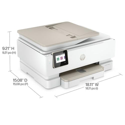 HP Envy Inspire 7958e Wireless Color Inkjet Printer, Print, scan, Copy, Easy Setup, Mobile Printing, Best for Home, Instant Ink with HP+, 3 Months Instant Ink Included