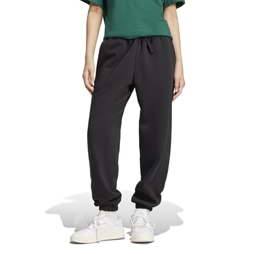 Adidas Women's All SZN Fleece Loose Pants, Black, Large