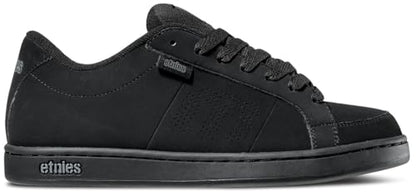 Etnies Kingpin - Classic Skate Heritage Fashion Style with on-Trend Puffy Look, Reinforced Cupsole - Black/Black - 10