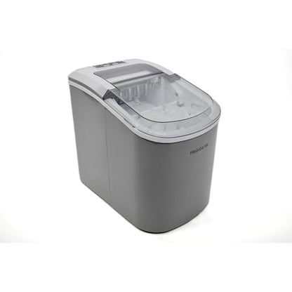 FRIGIDAIRE EFIC189-Silver Compact Ice Maker, 26 lb per Day, Silver