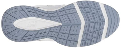 New Balance Women's 608 V5 Casual Comfort Cross Trainer, White/Light Blue, 9 M US