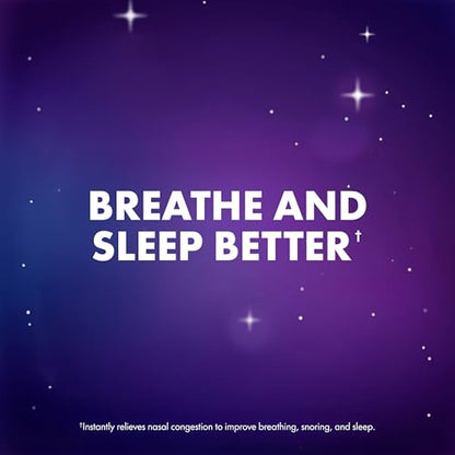 Vicks ZzzQuil Nasal Strips, Clear Nasal Strips, Relieves Nighttime Nasal Congestion, Contoured, Reduces Nasal Congestion For Less Snoring and Better Sleep, 26 Count