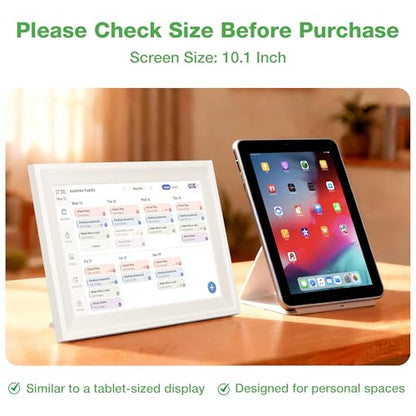 Telonxium by Sainellor Smart Digital Calendar, 10.1" WiFi Organizer