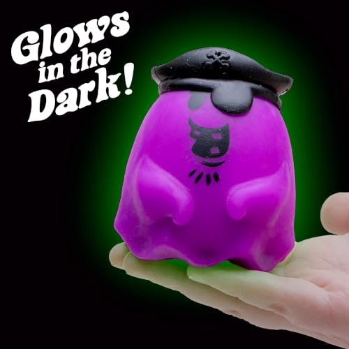 Schylling Needoh Needohween Glowy Ghost - Sensory Squeeze Toy - (Pack of 1)