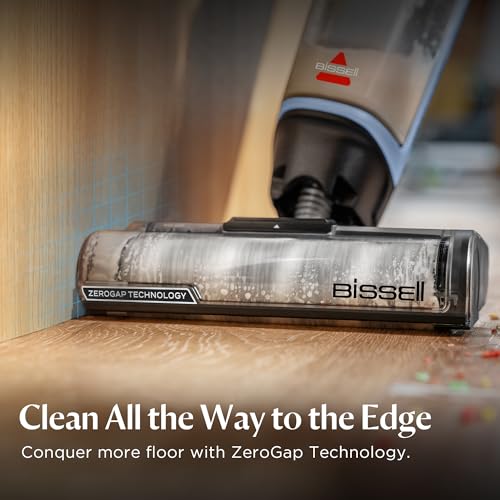 BISSELL CrossWave Edge Floor Cleaner, Wet Dry Vacuum Mop with Zero-Gap Edge Technology & Powerful Suction for Hard Floors and Stain Removal, 4111B