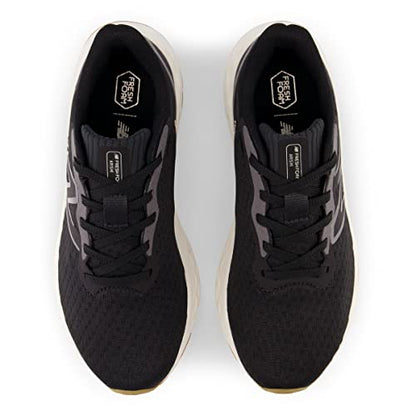 New Balance Women's Fresh Foam Arishi V4 Running Shoe, Black/Light Gold Metallic/Gum 2, 7 Medium US