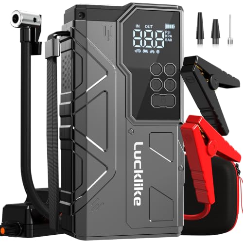 7000A Car Battery Booster Jump Starter with Air Compressor 12V Booster Pack