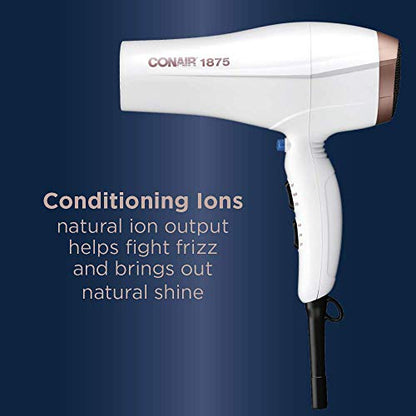 Conair Double Ceramic Hair Dryer with Concentrator, 1875W