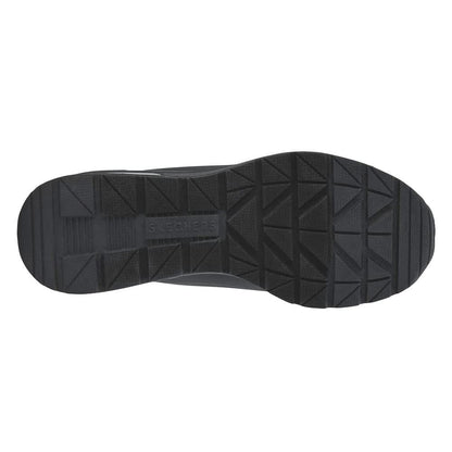 Skechers Women's Million Elevated Air Sneaker, Black, 8.5