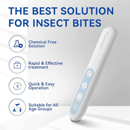 Berrcom Insect Bite Relief Device, Mosquito Bite Heat Pen, Sting Relief