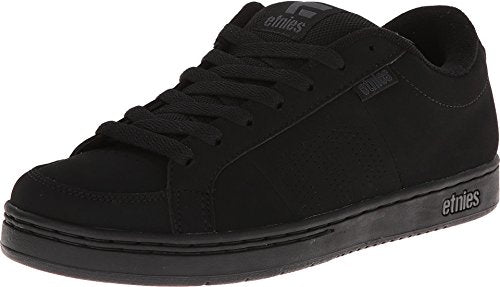 Etnies Kingpin - Classic Skate Heritage Fashion Style with on-Trend Puffy Look, Reinforced Cupsole - Black/Black - 10