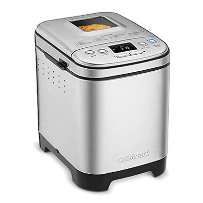Cuisinart Bread Maker Machine, Stainless Steel, 12 Programs, Up to 2 lbs